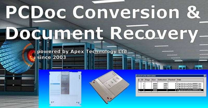 PCDoc file recovery including database conversions